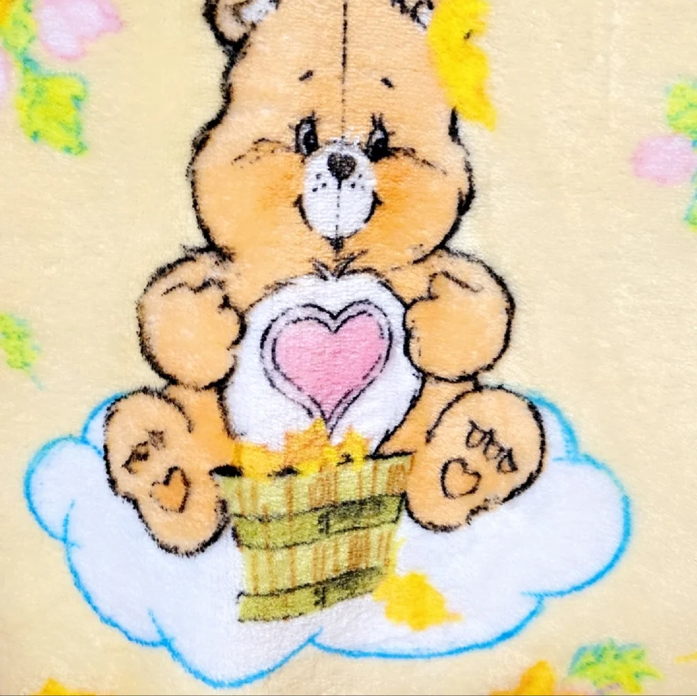 Viral Care Bears Fall Leaves Plush Twin Blanket